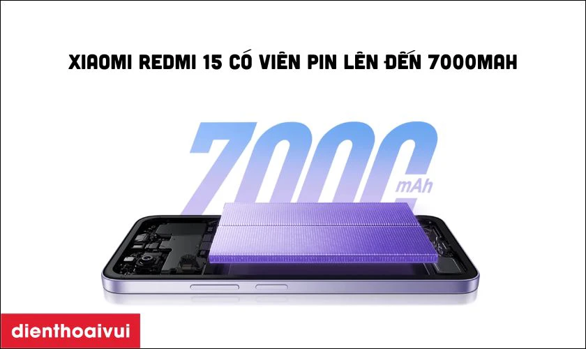 Xiaomi Redmi 15 8GB 128GB - Cũ đẹp c&oacute; pin 7000mAh