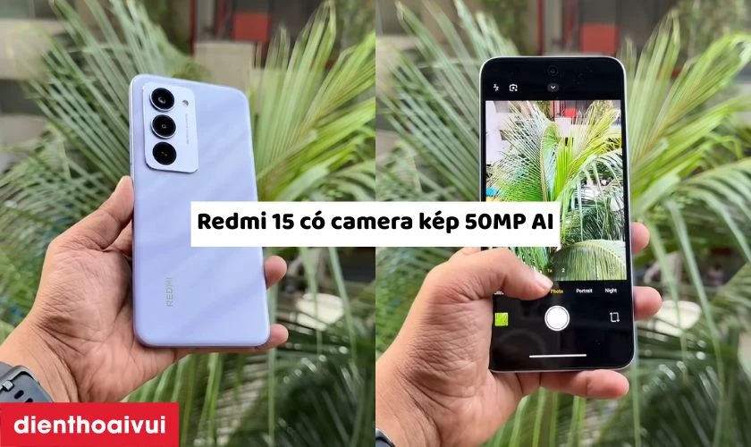 Camera k&eacute;p 50MP AI, h&igrave;nh ảnh sắc n&eacute;t