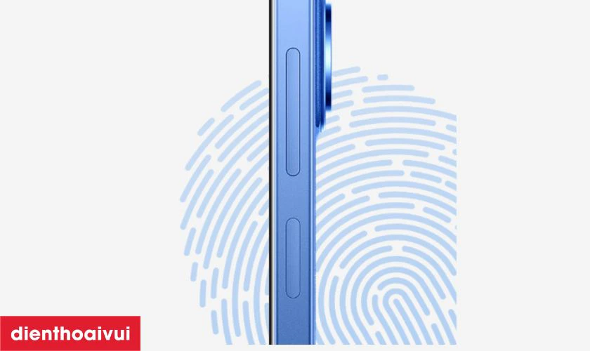 Mở kh&oacute;a bằng cảm biến v&acirc;n tay ở cạnh b&ecirc;n