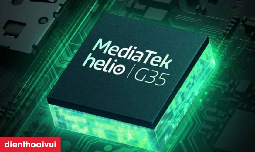 Hiệu năng ổn định với chip MediaTek Helio G35