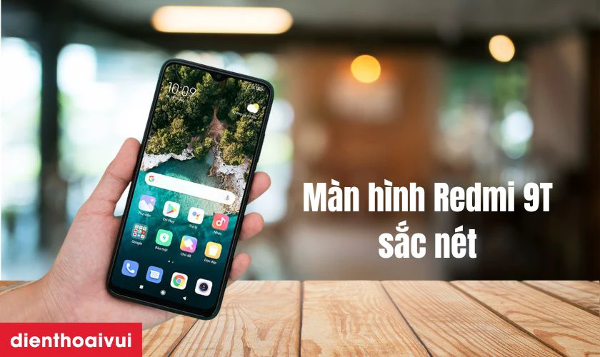 Xiaomi Redmi 9T trang bị màn hình 6.53inch, độ phân giải Full HD+