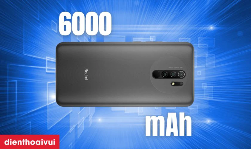 Xiaomi Redmi 9T có viên pin 6000mAh