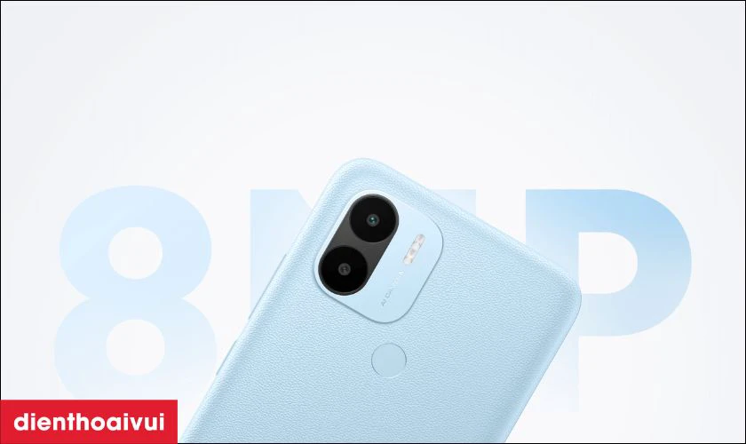 Camera kép 8MP hỗ trợ chụp ảnh chân dung, quay video chất lượng
