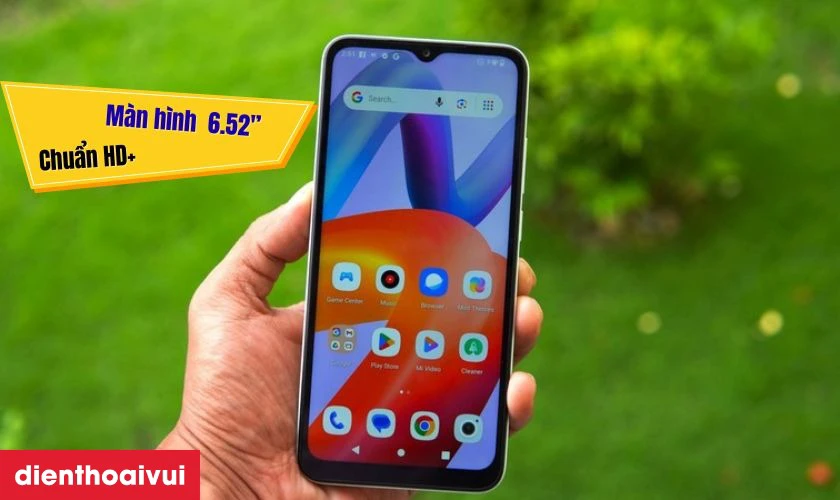 Màn hình lớn 6.52 inch chuẩn HD+