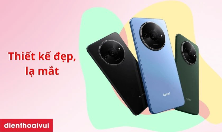 Xiaomi Redmi A3 3GB 64GB cũ đẹp vẫn giữ được ưu điểm về thiết kế