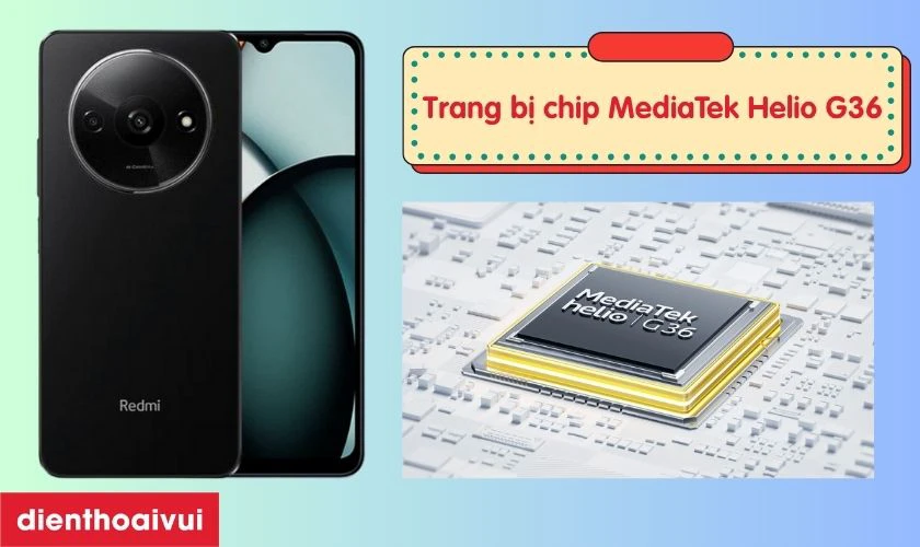 Xiaomi Redmi A3 3GB 64GB - Đã kích hoạt trang bị Helio G36