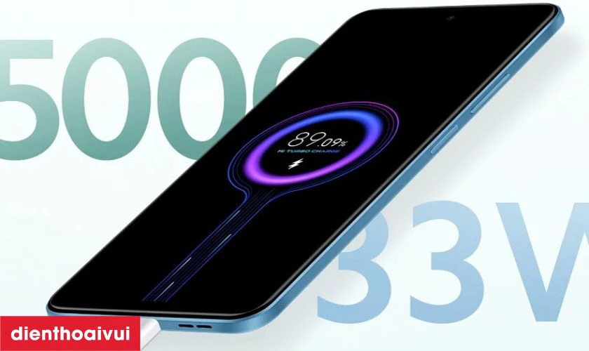Pin 5000mAh và sạc nhanh 33W