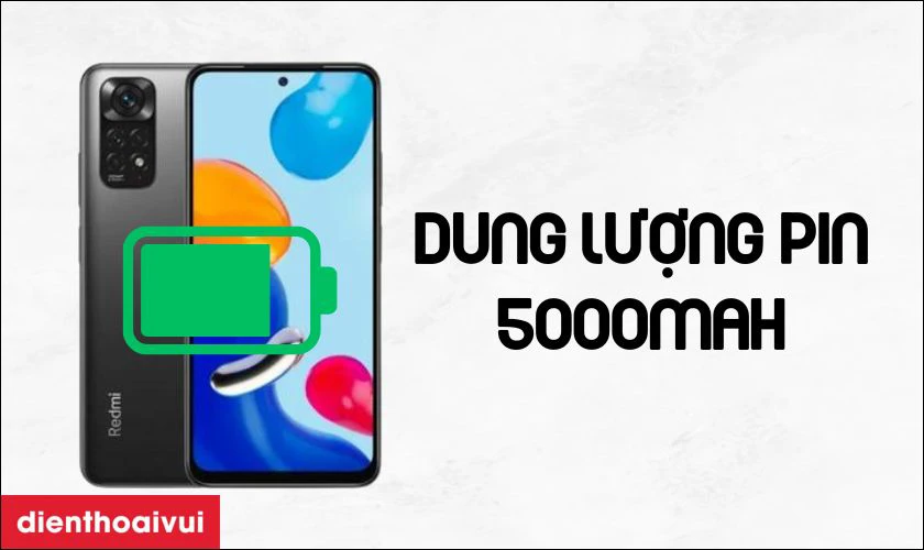 Viên pin dung lượng lớn cùng tính năng sạc nhanh hiện đại