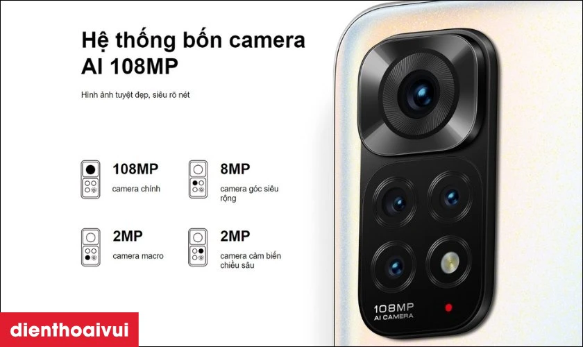 Hệ thống 4 camera rõ nét 