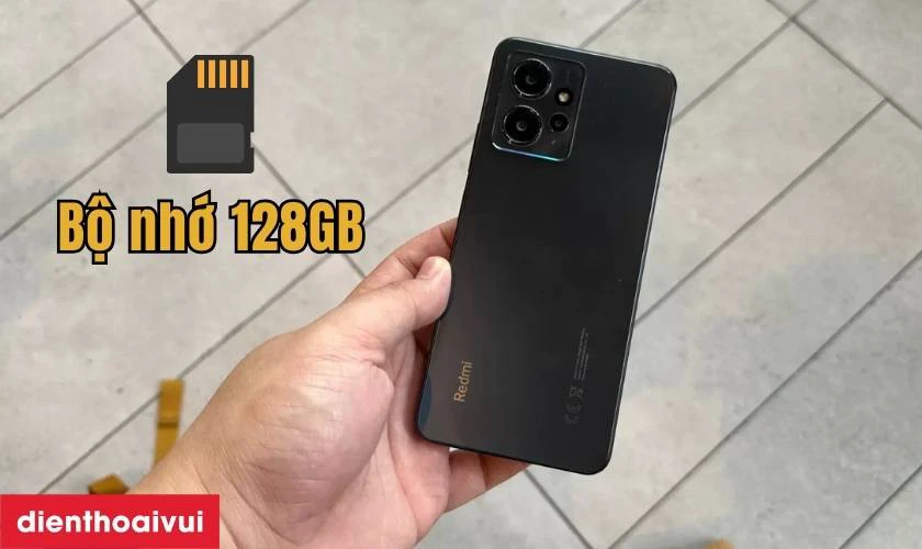 Bộ nhớ 128GB thoải mái lưu trữ dữ liệu làm việc