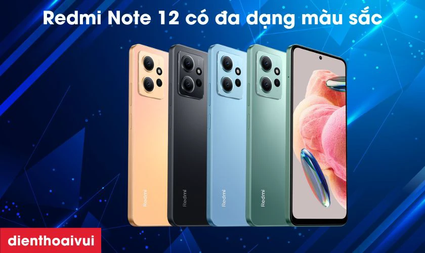 Xiaomi Note 12 vẫn giữ được thiết kế trẻ trung, hiện đại