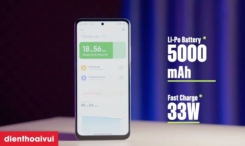Dung lượng pin lớn 5000mAh