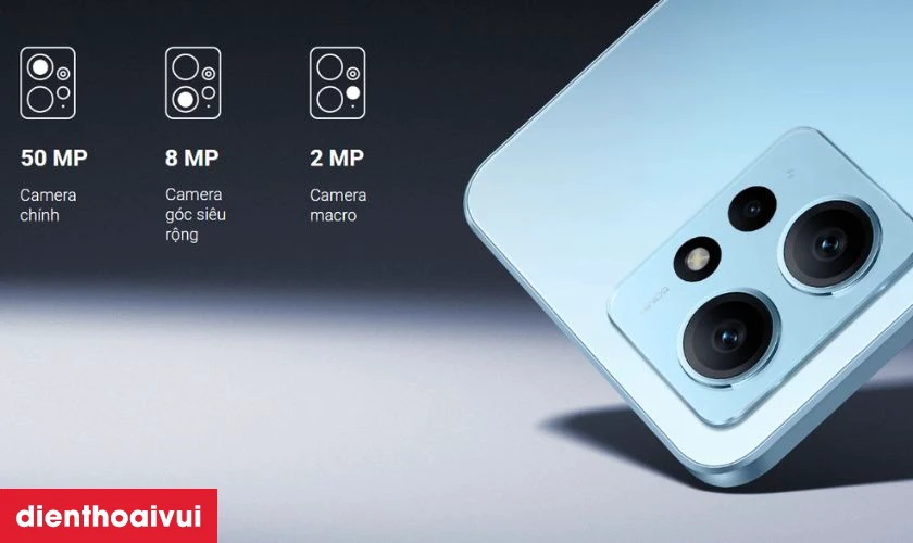 Hệ thống 3 camera sau 50MP