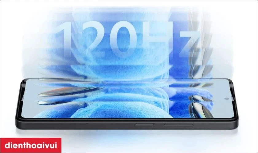 Màn hình AMOLED với tần số quét 120Hz mượt mà