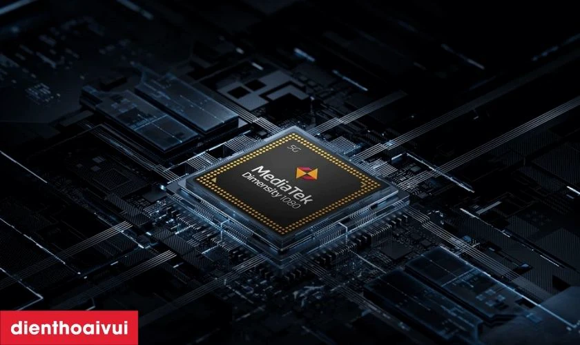 Hiệu năng mạnh mẽ với chip MediaTek Dimensity 1080