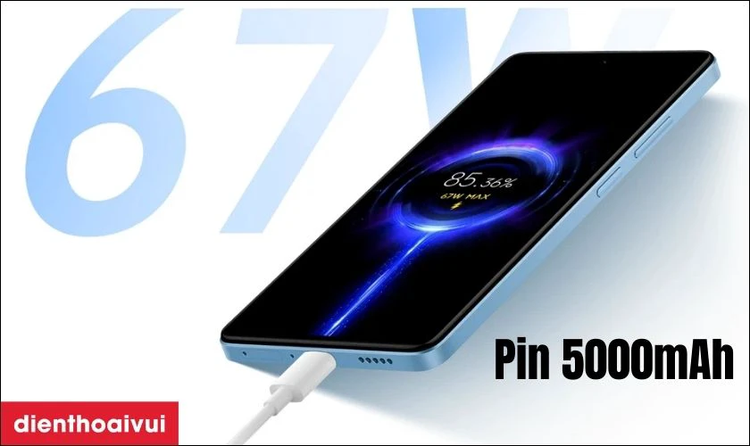 Dung lượng pin khủng 5000mAh