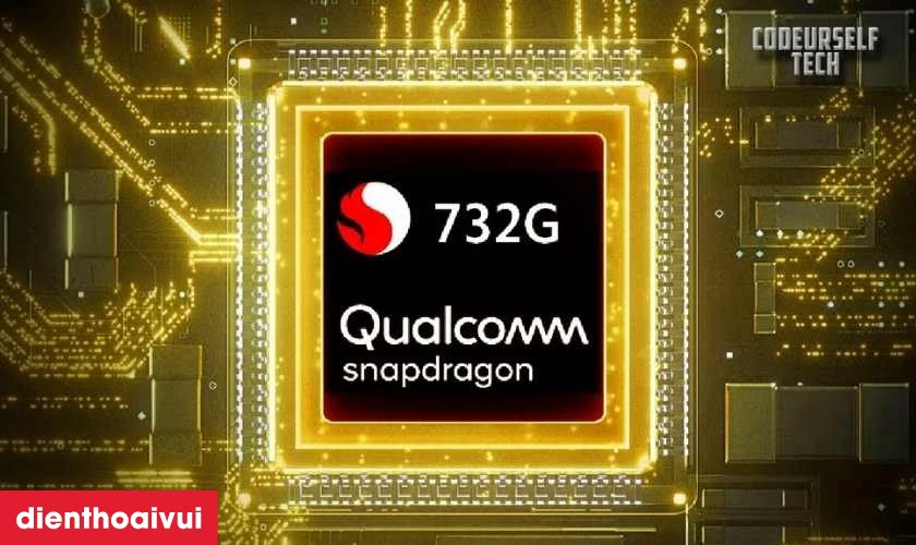 Con chip Snapdragon 732G ổ định