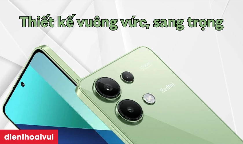 Xiaomi Redmi Note 13 6GB 128GB thiết kế như thế nào?