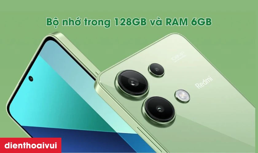 Bộ nhớ trong 128GB v&agrave; RAM 6GB