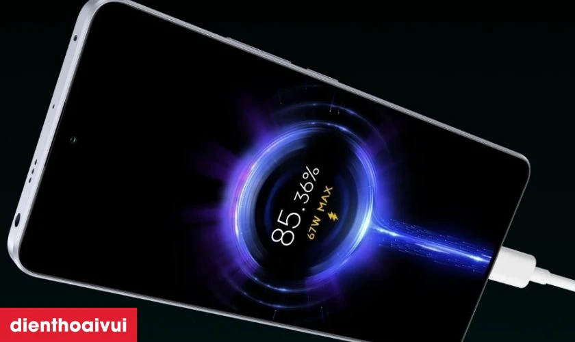 Pin 5100mAh sạc nhanh 67W