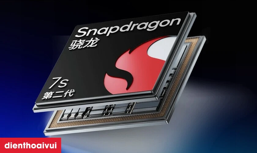 Hiệu năng mạnh mẽ với chip Snapdragon 7s Gen 2 8 nhân