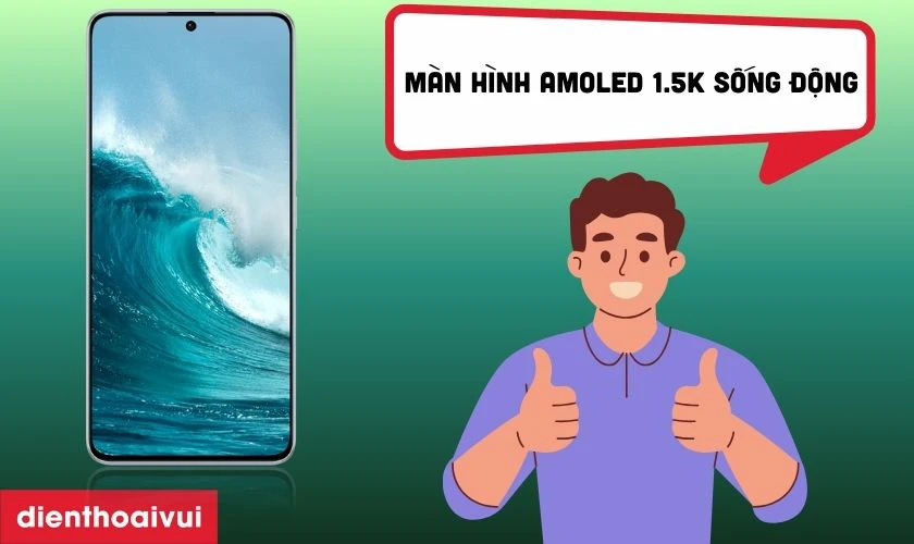 Xiaomi Redmi Note 13 Pro 8GB 256GB - Cũ xước cấn sở hữu m&agrave;n h&igrave;nh AMOLED 1.5K