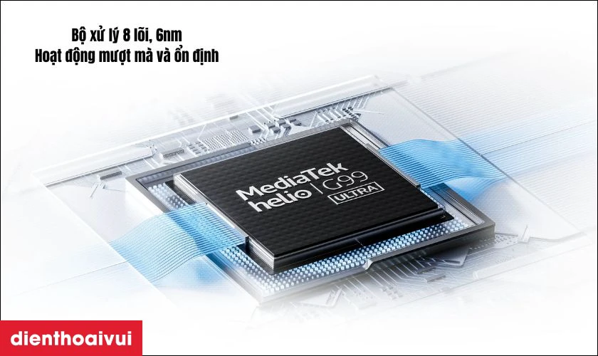 Hiệu năng ổn định với Helio G99-Ultra