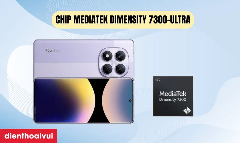 Hiệu năng mạnh mẽ với chip MediaTek Dimensity 7300-Ultra