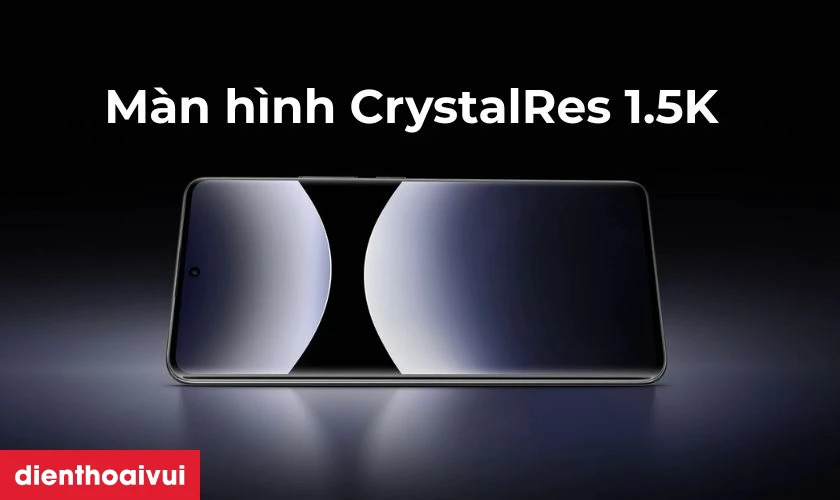 Màn hình AMOLED 6.67 inch sắc nét