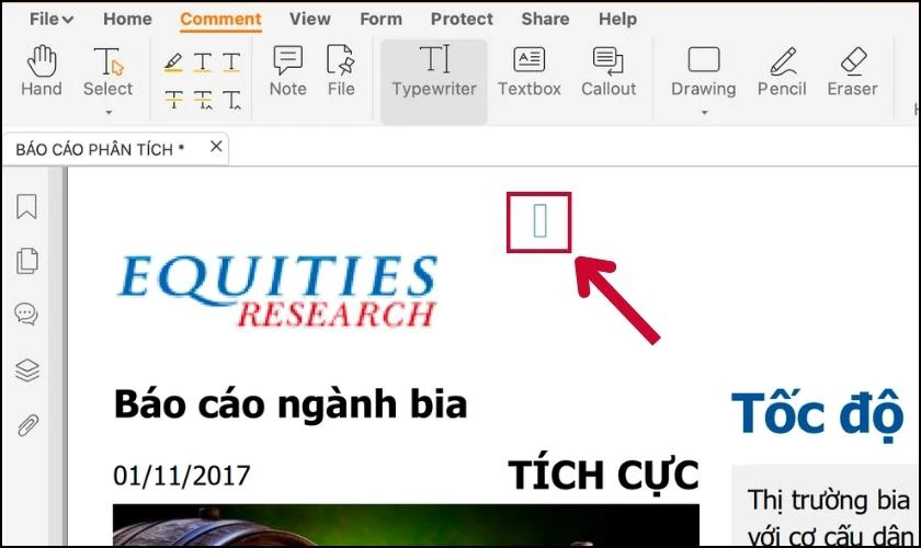 Nháy đúp chuột vào vị trí muốn thêm chữ