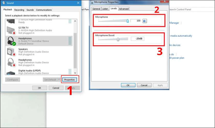 Xử lý âm thanh bị vang trên laptop bằng Micro boost bước 3