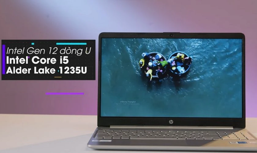 Laptop HP 15s fq5078TU i5 1235U cho sinh viên Quản trị khách sạn