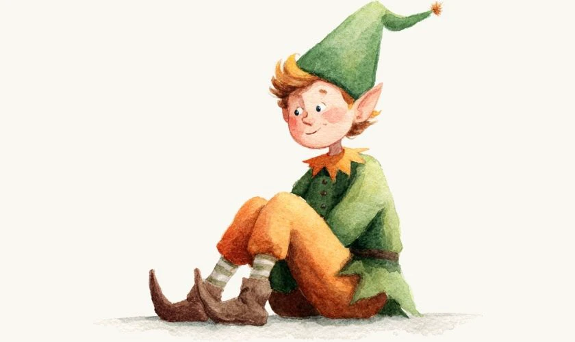 Hình vẽ yêu tinh Giáng sinh đẹp