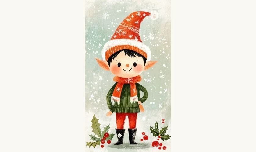 Tranh vẽ yêu tinh Giáng sinh ấn tượng nhất