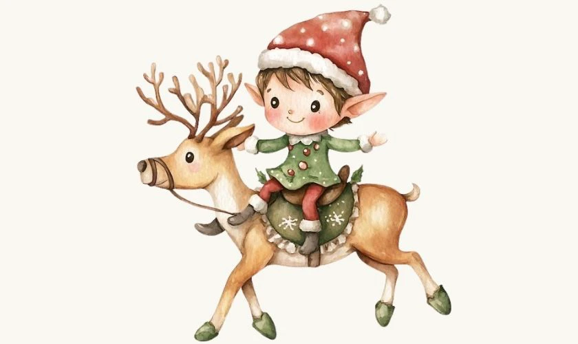 Hình ảnh yêu tinh Giáng sinh ấn tượng