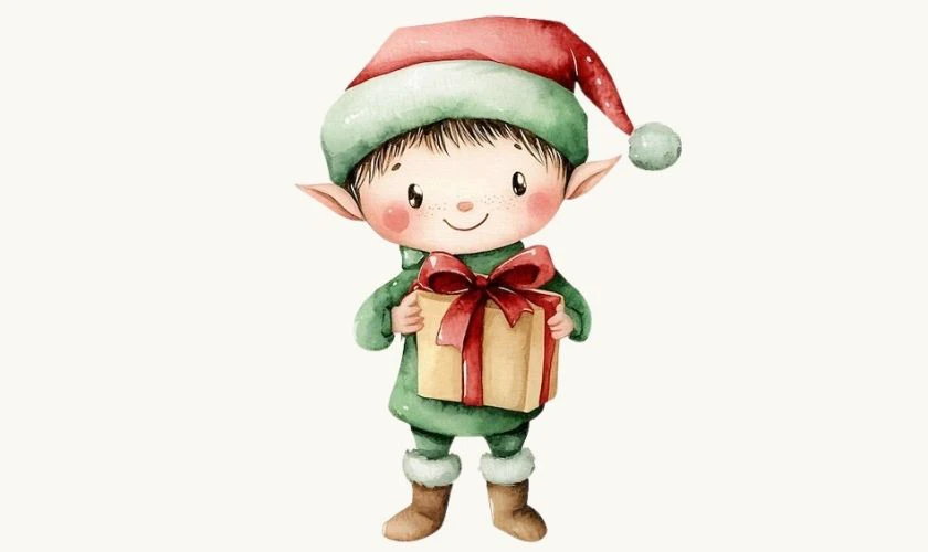 Hình ảnh yêu tinh Giáng sinh đáng yêu