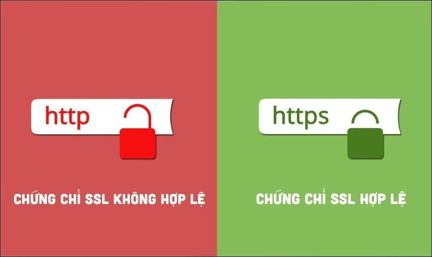 Chứng chỉ SSL không hợp lệ là nguyên nhân thường gặp nhất