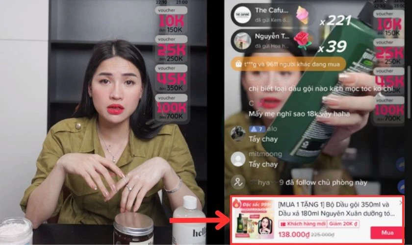 Gắn link sản phẩm vào video sáng tạo nội dung hoặc livestream trên TikTok Shop