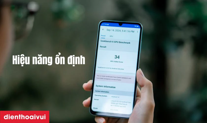 Hiệu năng ổn định