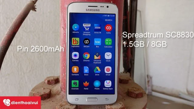 Samsung Galaxy J2 2016 sở hữu cấu hình tốt trong tầm giá