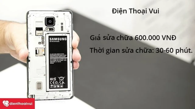 Thay pin Galaxy Note 5 uy tín tại Điện Thoại Vui