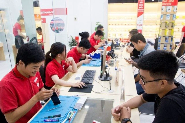 dịch vụ thay loa ngoài iPhone (ip) nghe bị nhỏ, bị rè tại điện thoại vui