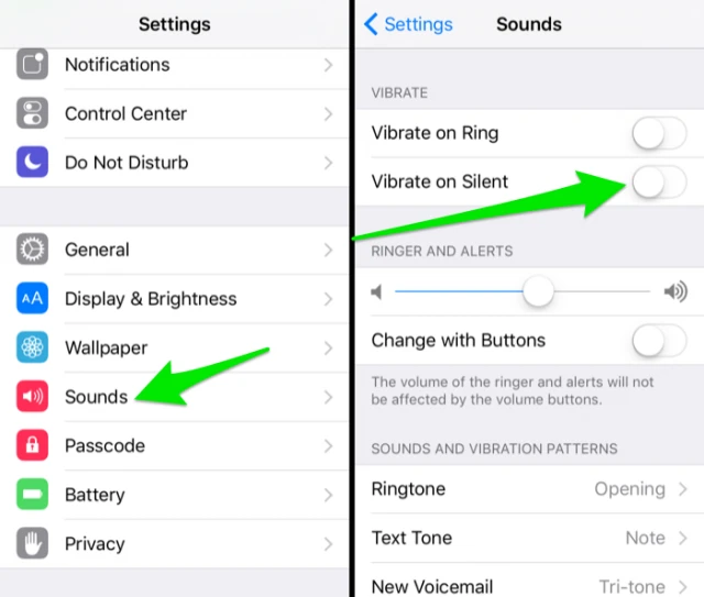 how-to-turn-off-vibrate-for-silent-mode-on-iPhone