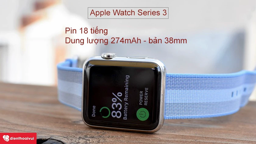 thay pin Apple Watch Series 3 38mm