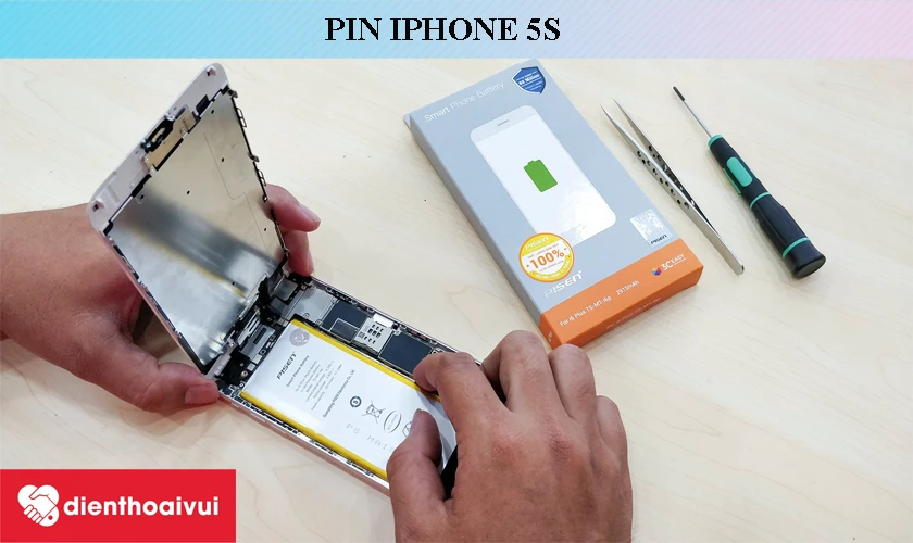 Thay pin iphone 5s chính hãng giá rẻ tại Điện thoại vui