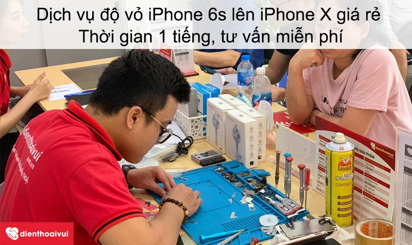 Dịch vụ độ vỏ iPhone giá rẻ tại Điện Thoại Vui