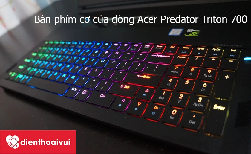 bàn phím laptop Acer Predator được thay thế bằng bàn phím cơ