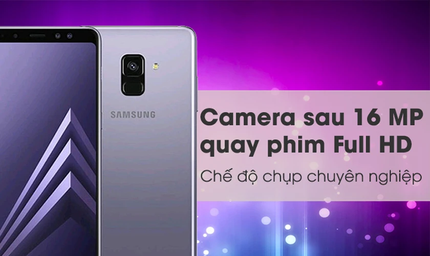 Thay SamSung Galaxy A8 - Camera sau 16 MP, xóa phông, quay phim FullHD