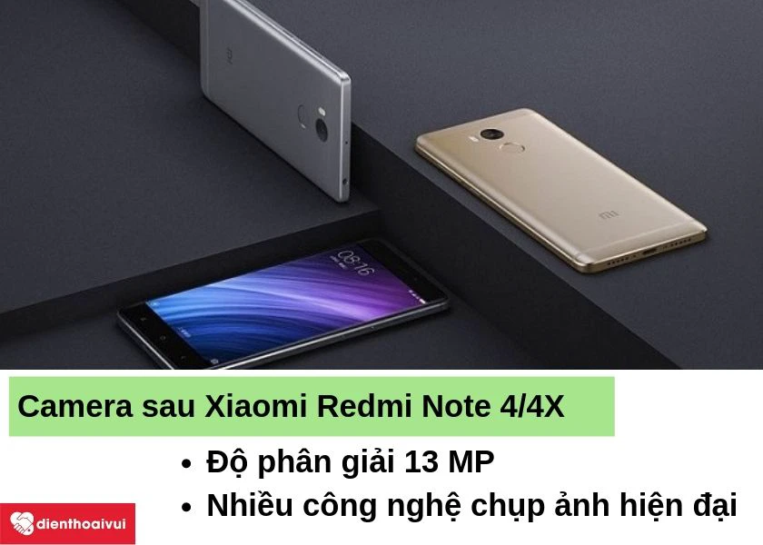 Thay camera sau Xiaomi Redmi Note 4/4X: Camera 13 MP có độ hoàn thiện cao