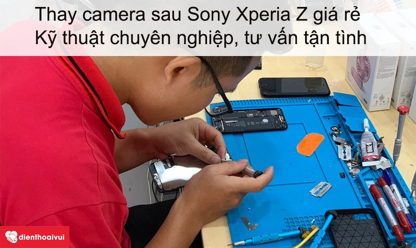Dịch vụ thay camera sau Sony Xperia Z